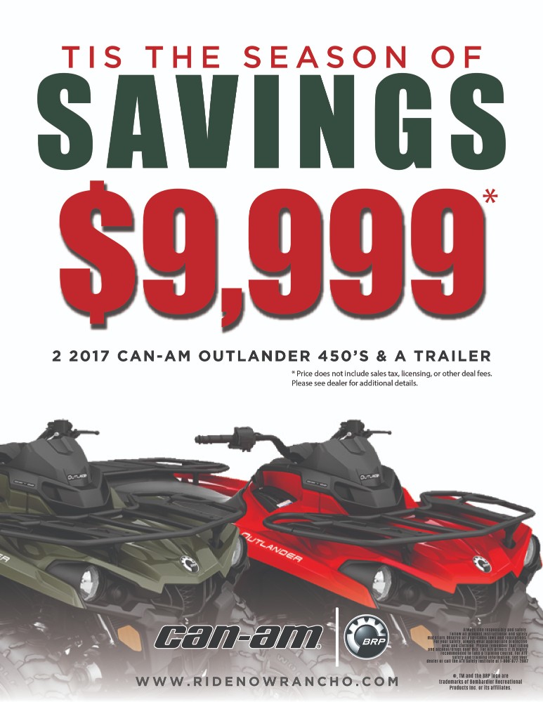 Can-Am® Outlander Buddy Pack - FREE TRAILER! 